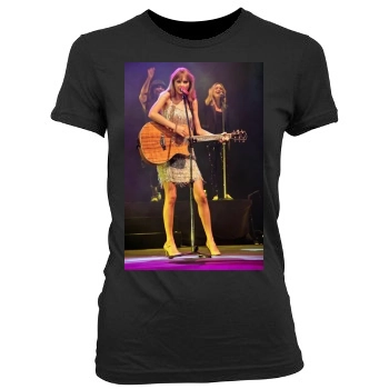 Taylor Swift Women's Junior Cut Crewneck T-Shirt