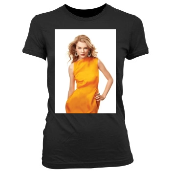 Taylor Swift Women's Junior Cut Crewneck T-Shirt