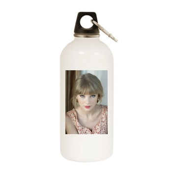 Taylor Swift White Water Bottle With Carabiner