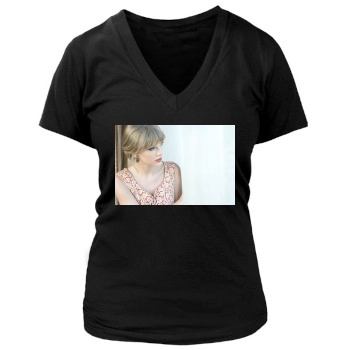 Taylor Swift Women's Deep V-Neck TShirt