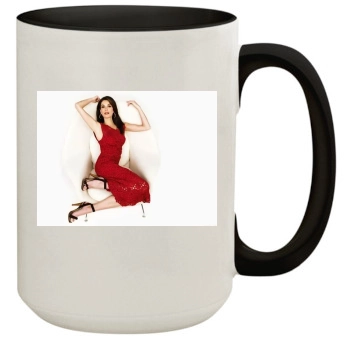 Teri Hatcher 15oz Colored Inner & Handle Mug