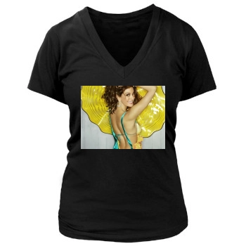 Teri Hatcher Women's Deep V-Neck TShirt