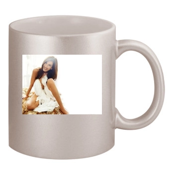 Teri Hatcher 11oz Metallic Silver Mug