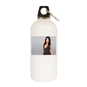 Teri Hatcher White Water Bottle With Carabiner