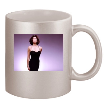 Teri Hatcher 11oz Metallic Silver Mug