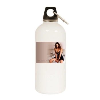 Teri Hatcher White Water Bottle With Carabiner