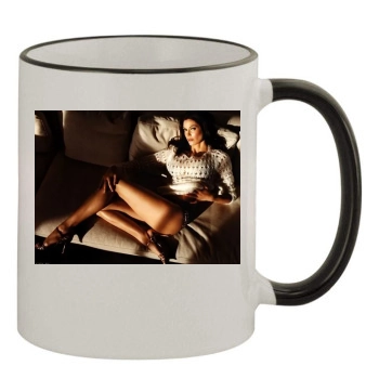 Teri Hatcher 11oz Colored Rim & Handle Mug