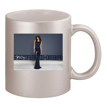 Teri Hatcher 11oz Metallic Silver Mug