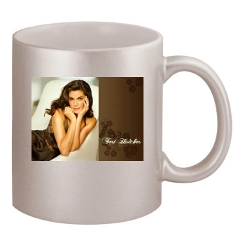 Teri Hatcher 11oz Metallic Silver Mug