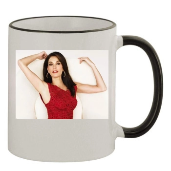 Teri Hatcher 11oz Colored Rim & Handle Mug