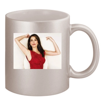 Teri Hatcher 11oz Metallic Silver Mug