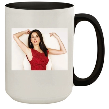 Teri Hatcher 15oz Colored Inner & Handle Mug