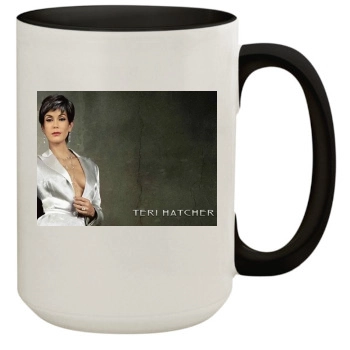 Teri Hatcher 15oz Colored Inner & Handle Mug