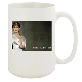 Teri Hatcher 15oz White Mug