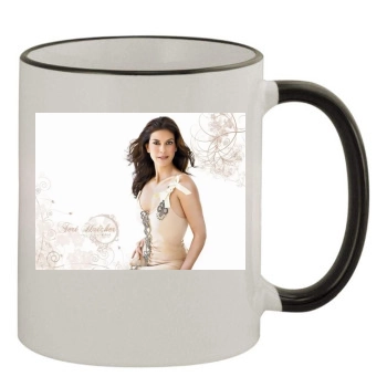 Teri Hatcher 11oz Colored Rim & Handle Mug