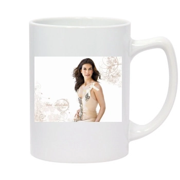 Teri Hatcher 14oz White Statesman Mug