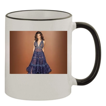 Teri Hatcher 11oz Colored Rim & Handle Mug