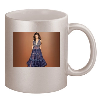 Teri Hatcher 11oz Metallic Silver Mug