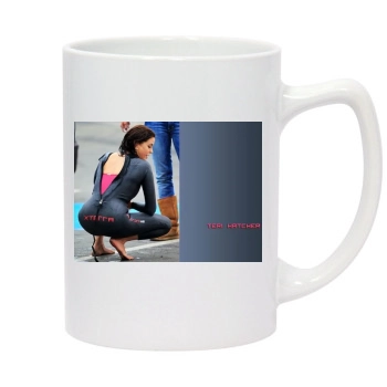 Teri Hatcher 14oz White Statesman Mug