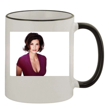 Teri Hatcher 11oz Colored Rim & Handle Mug