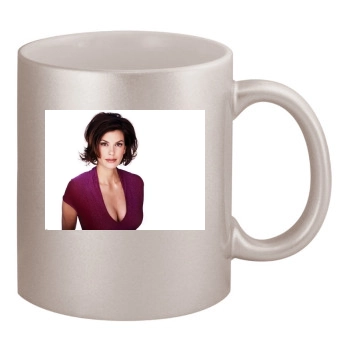 Teri Hatcher 11oz Metallic Silver Mug