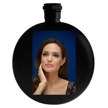 Angelina Jolie Round Flask