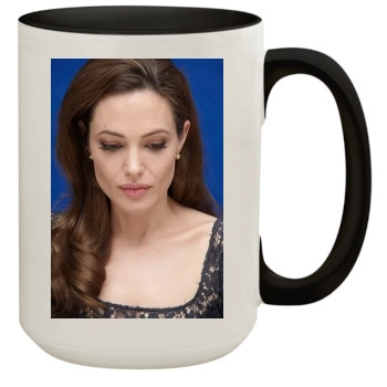 Angelina Jolie 15oz Colored Inner & Handle Mug