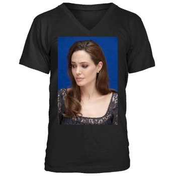 Angelina Jolie Men's V-Neck T-Shirt