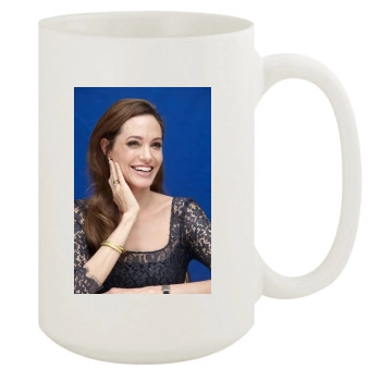 Angelina Jolie 15oz White Mug