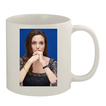 Angelina Jolie 11oz White Mug