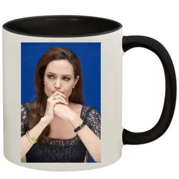 Angelina Jolie 11oz Colored Inner & Handle Mug