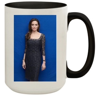 Angelina Jolie 15oz Colored Inner & Handle Mug