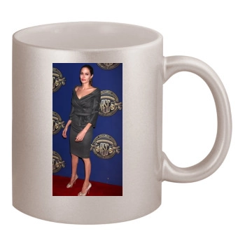 Angelina Jolie 11oz Metallic Silver Mug