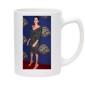 Angelina Jolie 14oz White Statesman Mug