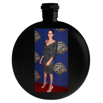 Angelina Jolie Round Flask