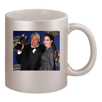 Angelina Jolie 11oz Metallic Silver Mug