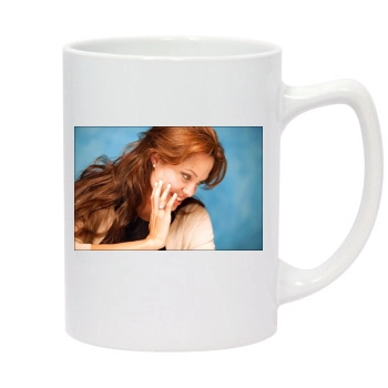 Angelina Jolie 14oz White Statesman Mug