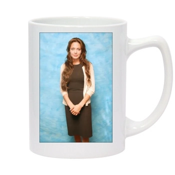 Angelina Jolie 14oz White Statesman Mug