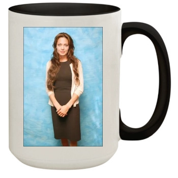 Angelina Jolie 15oz Colored Inner & Handle Mug