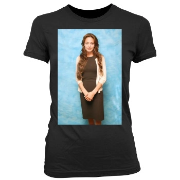 Angelina Jolie Women's Junior Cut Crewneck T-Shirt