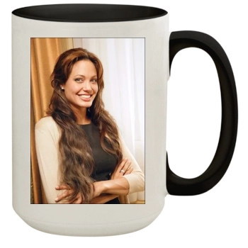 Angelina Jolie 15oz Colored Inner & Handle Mug