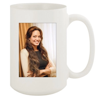 Angelina Jolie 15oz White Mug