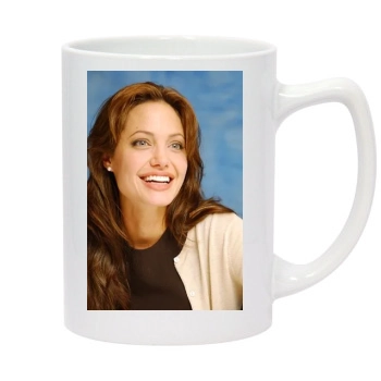 Angelina Jolie 14oz White Statesman Mug