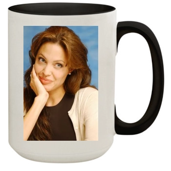 Angelina Jolie 15oz Colored Inner & Handle Mug