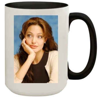 Angelina Jolie 15oz Colored Inner & Handle Mug