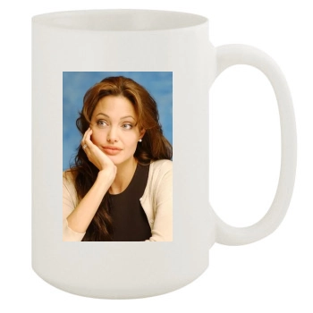 Angelina Jolie 15oz White Mug