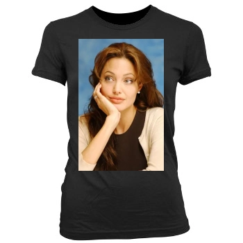 Angelina Jolie Women's Junior Cut Crewneck T-Shirt