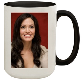 Angelina Jolie 15oz Colored Inner & Handle Mug