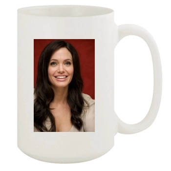 Angelina Jolie 15oz White Mug