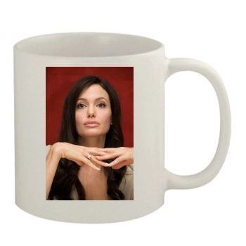 Angelina Jolie 11oz White Mug